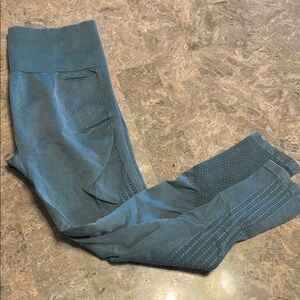 Fabletics Teal High-Waist Leggings